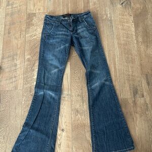 Blue Flared Women Jeans